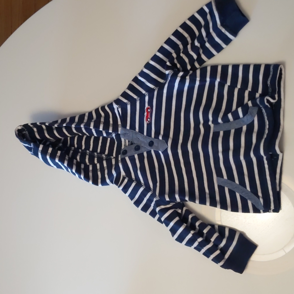 LITTLE ME Stripe Pull Over- 18mo